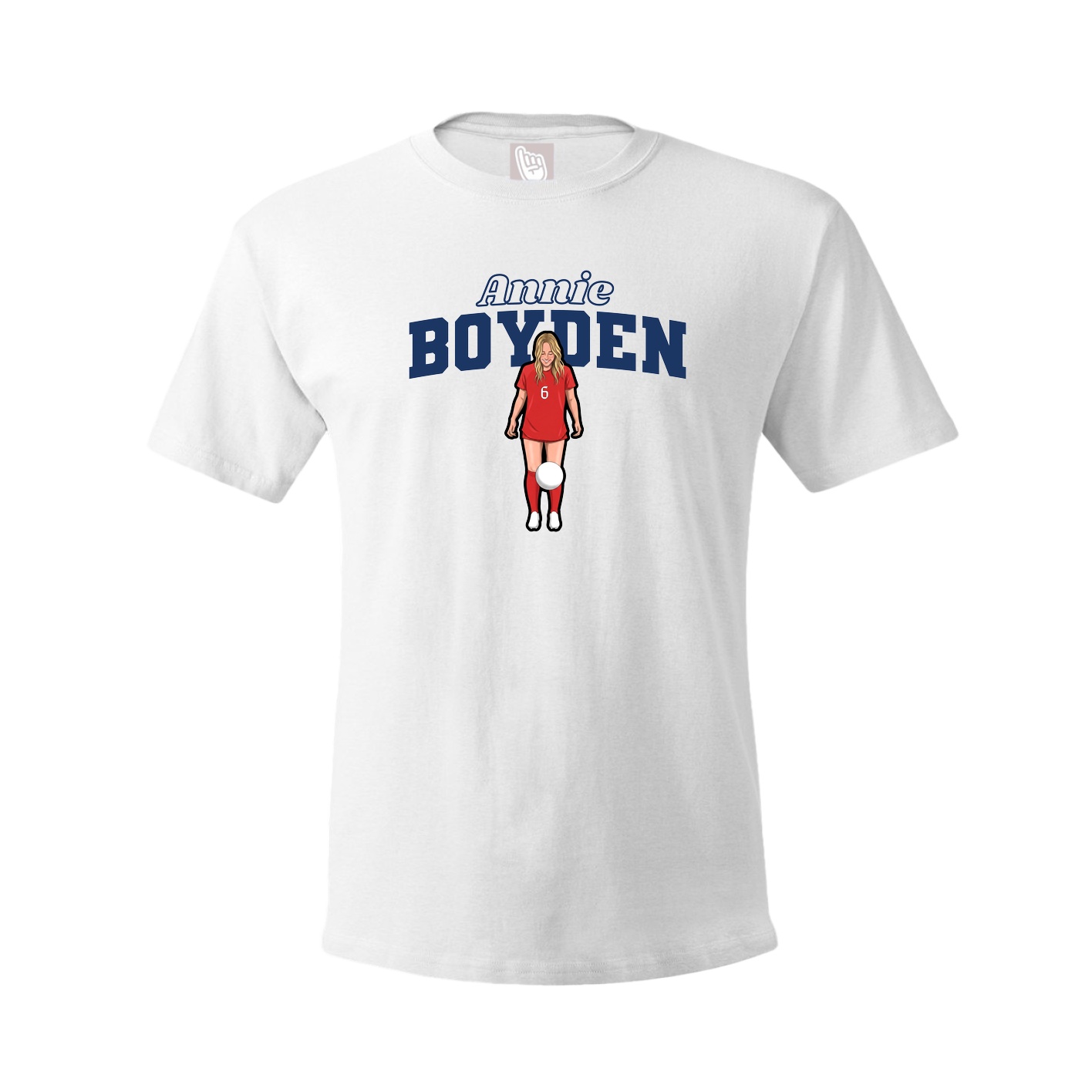 Tee — Name Arch in White
