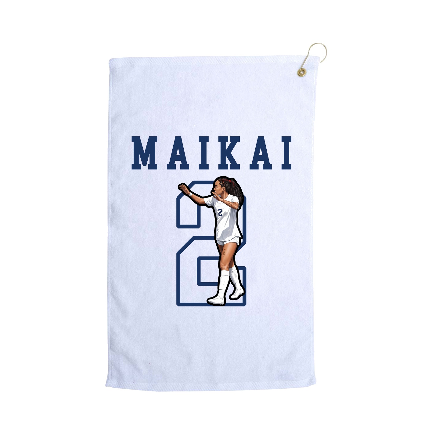 Golf Towel — Shirsey in White
