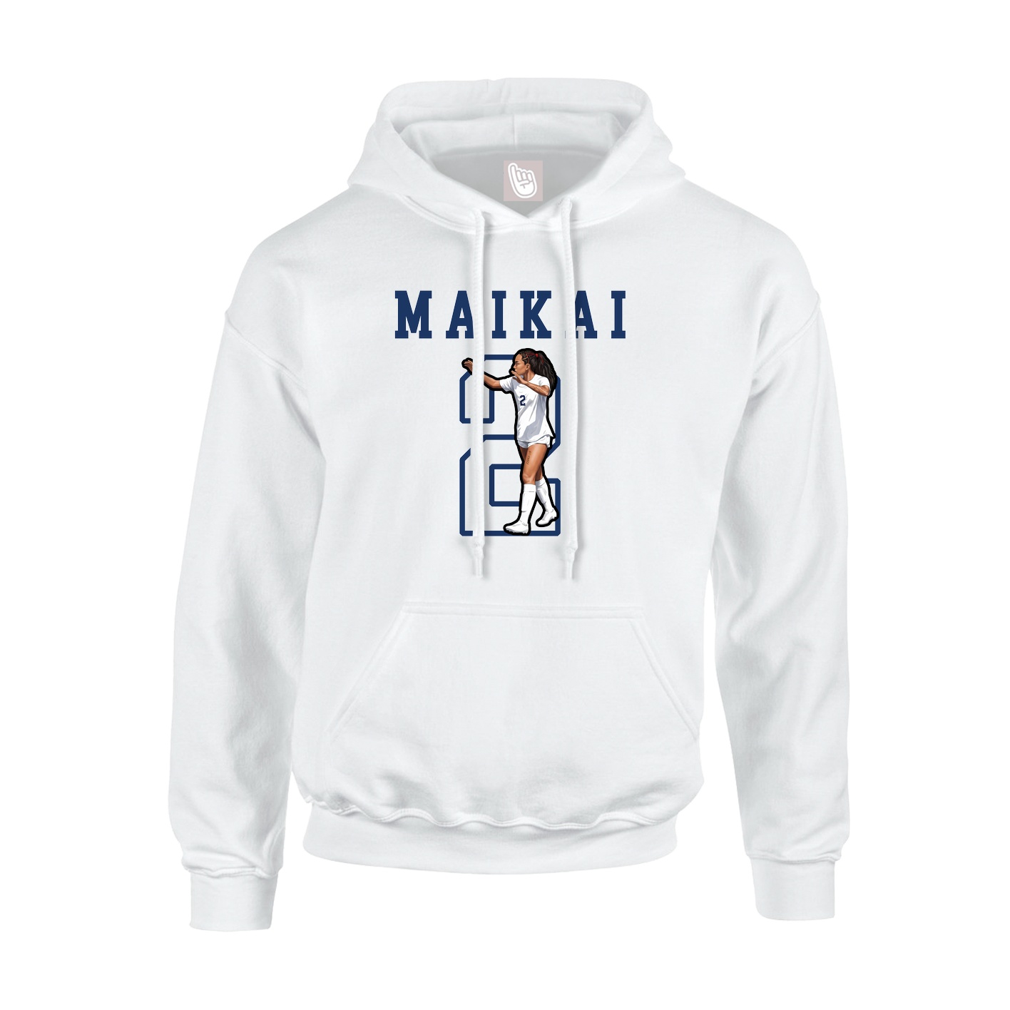 Hoodie — Shirsey in White