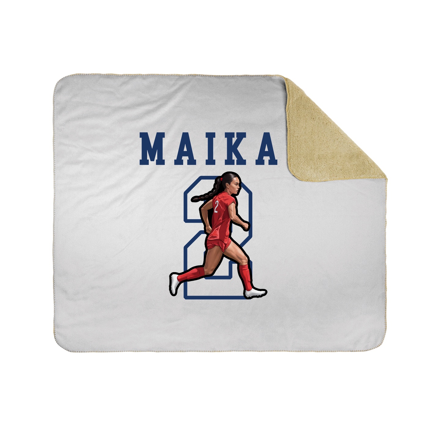 Throw Blanket — Shirsey in White