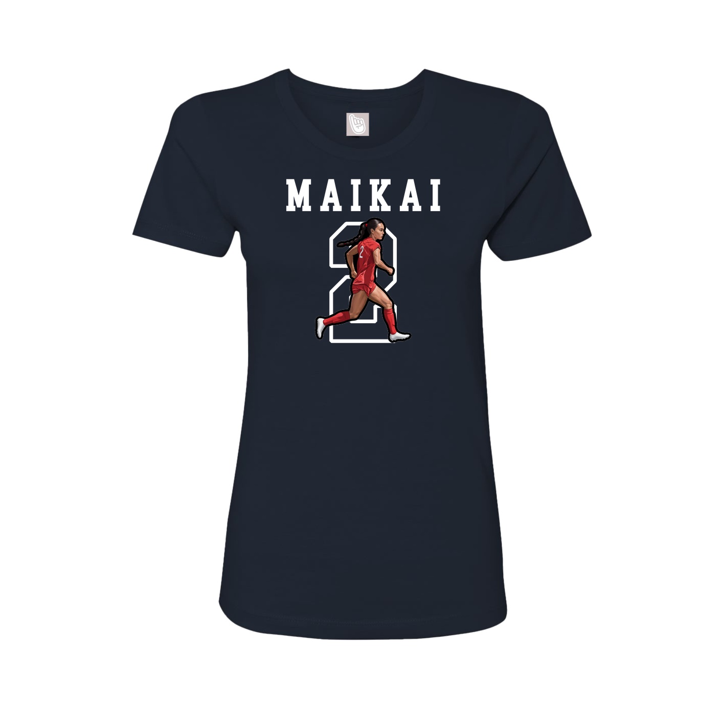 Fitted Women's Tee — Shirsey in Navy