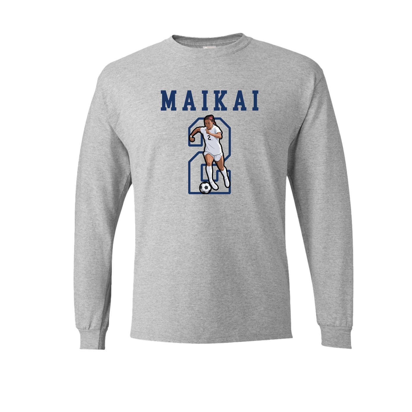 Long Sleeve Tee — Shirsey in Grey