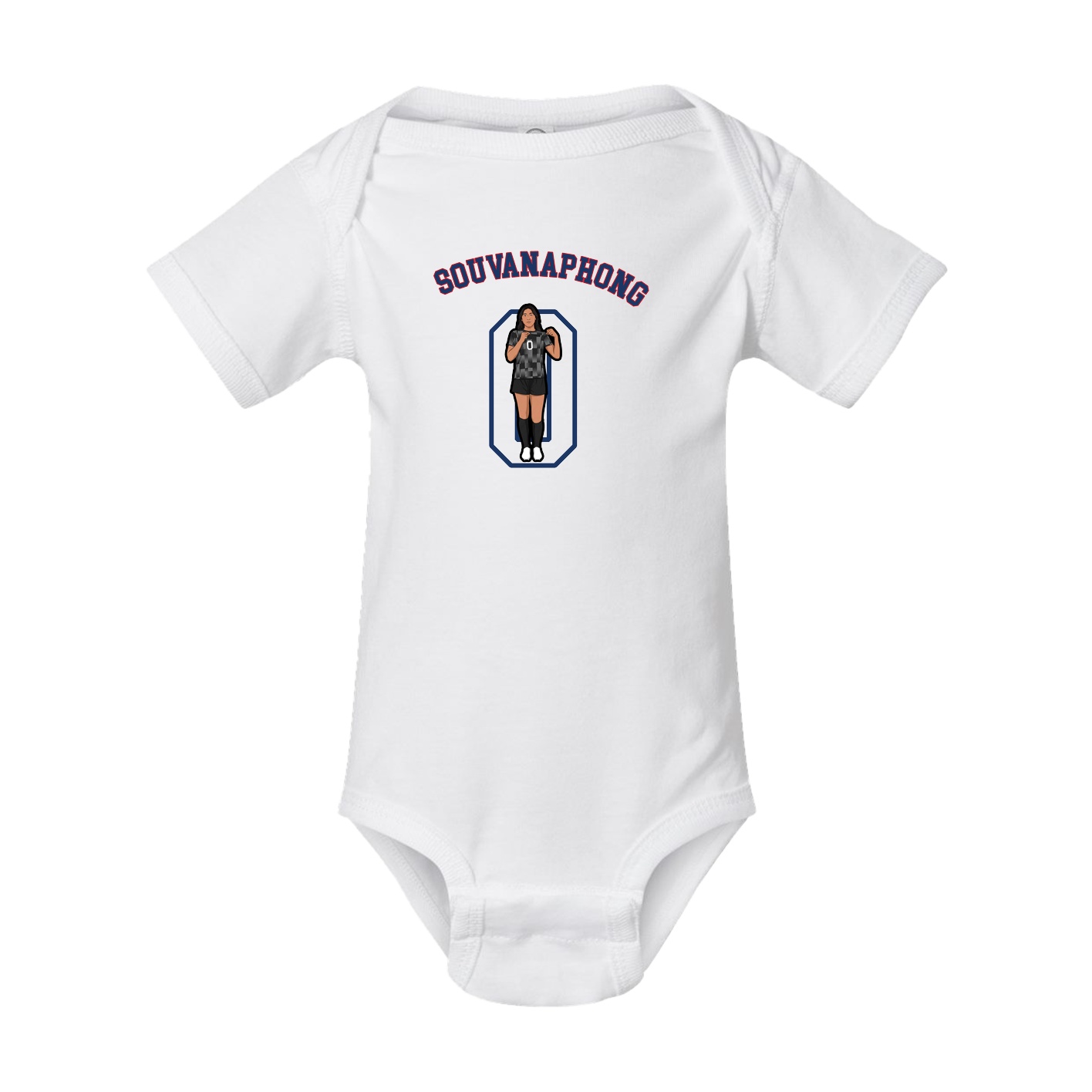 Baby Onesie — Shirsey Arch in White