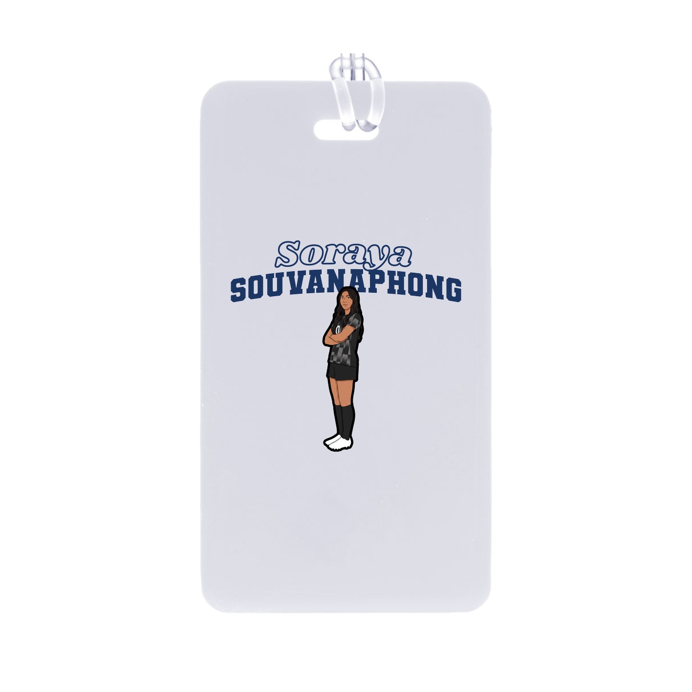 Bag Tag — Name Arch in Classic