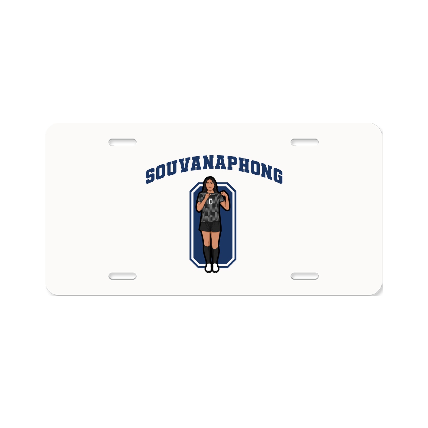 License Plate — Number in Classic