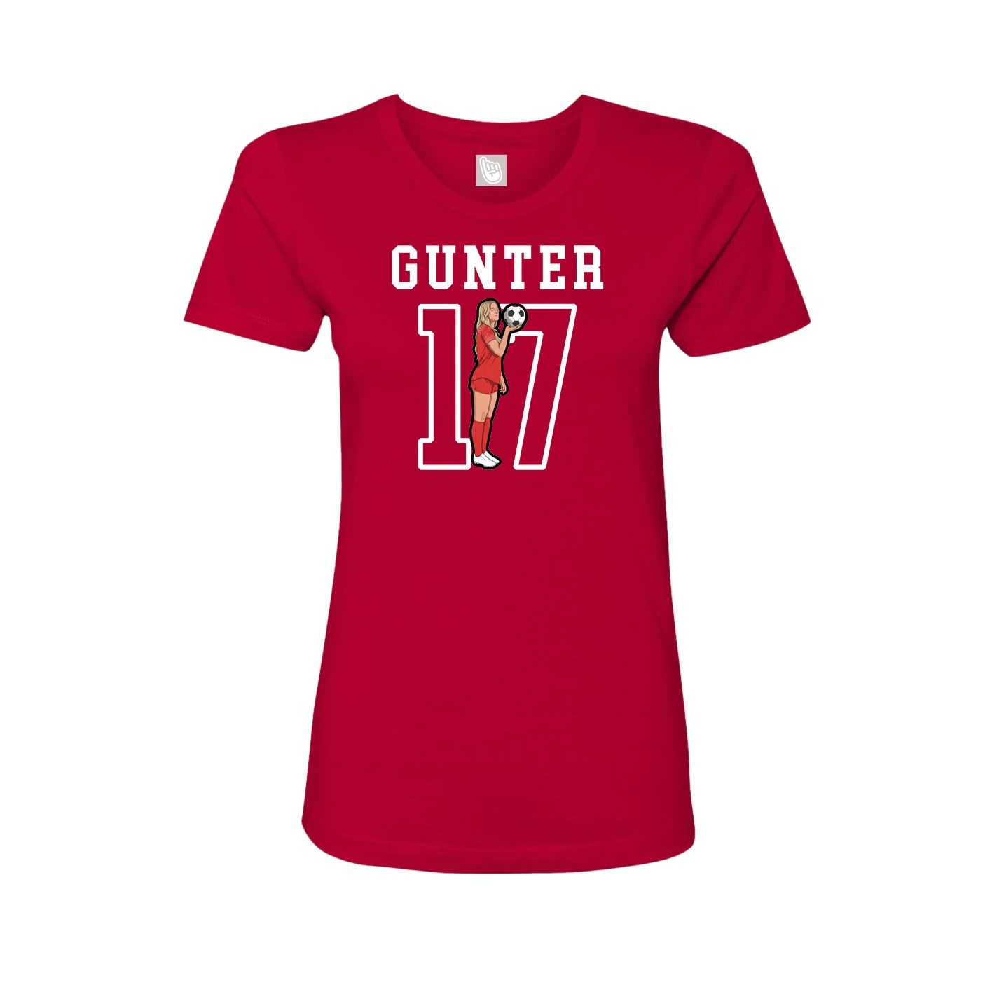 Fitted Women's Tee — Shirsey in Red