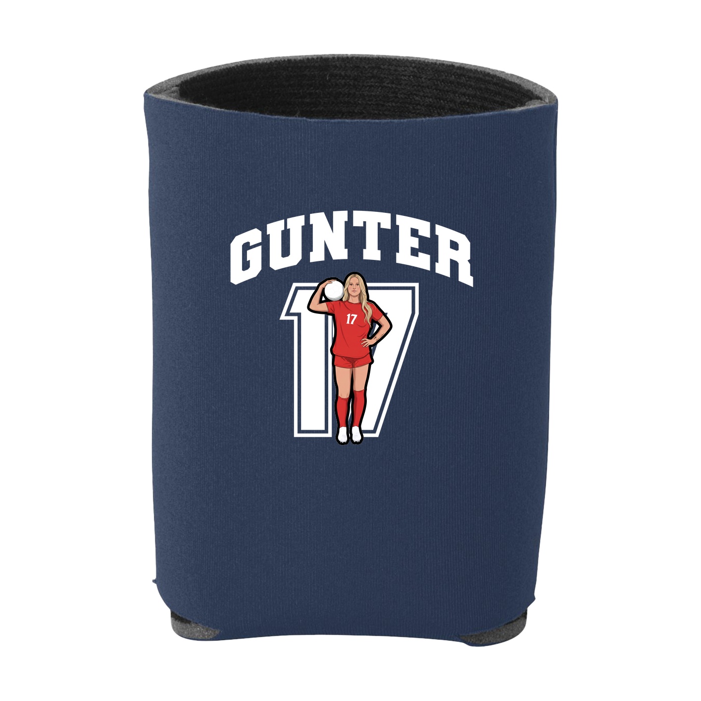 Can Holder — Number in Navy