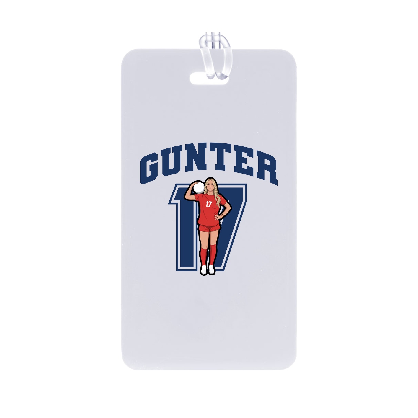 Bag Tag — Number in Classic