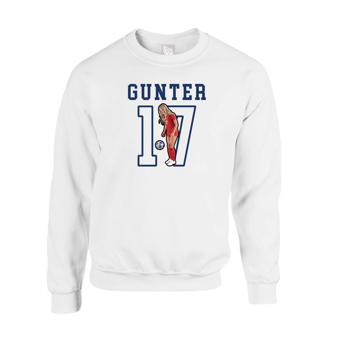 Fleece Crew — Shirsey in White