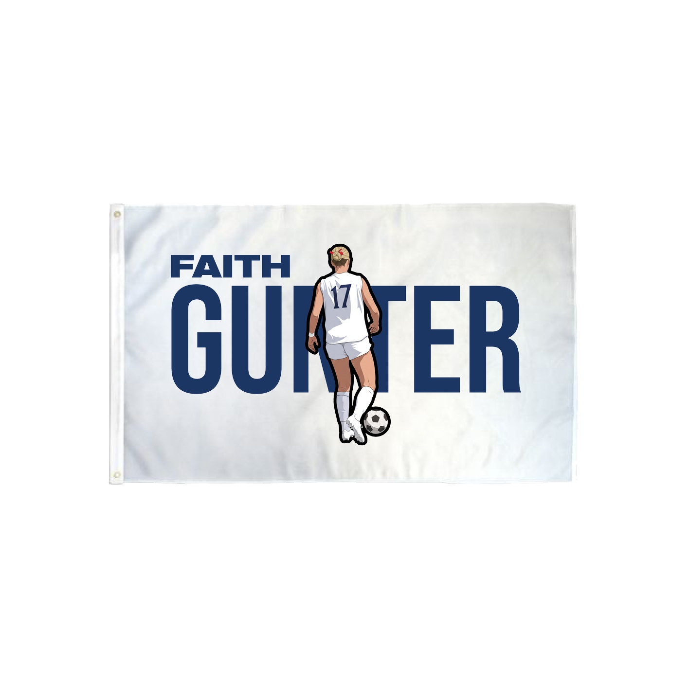 3x5 Flag — Player Name in Classic