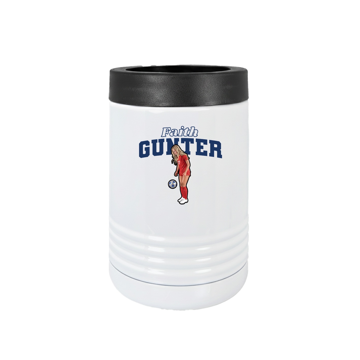 Beverage Holder — Name Arch in White