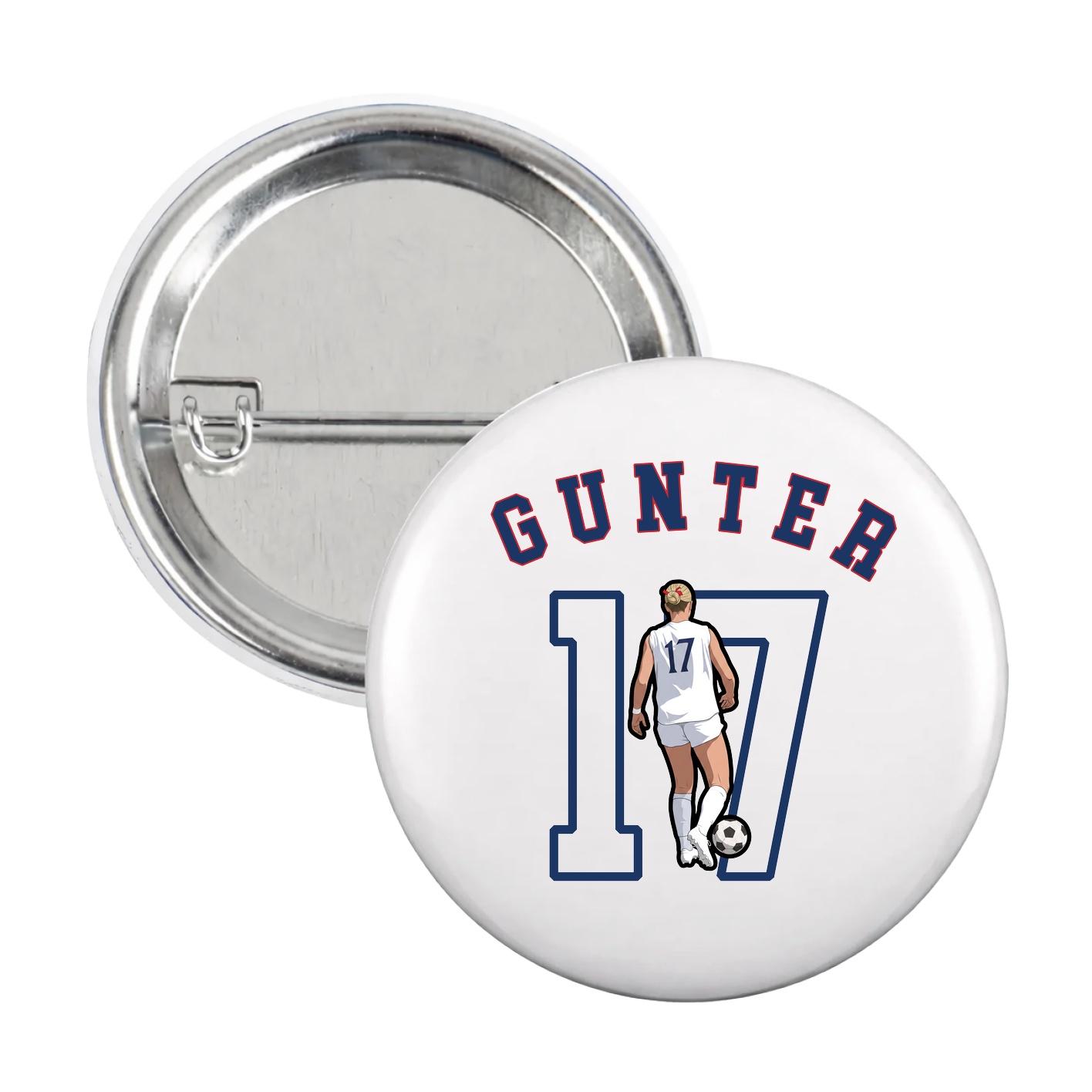 Game Day Button — Shirsey Arch in White