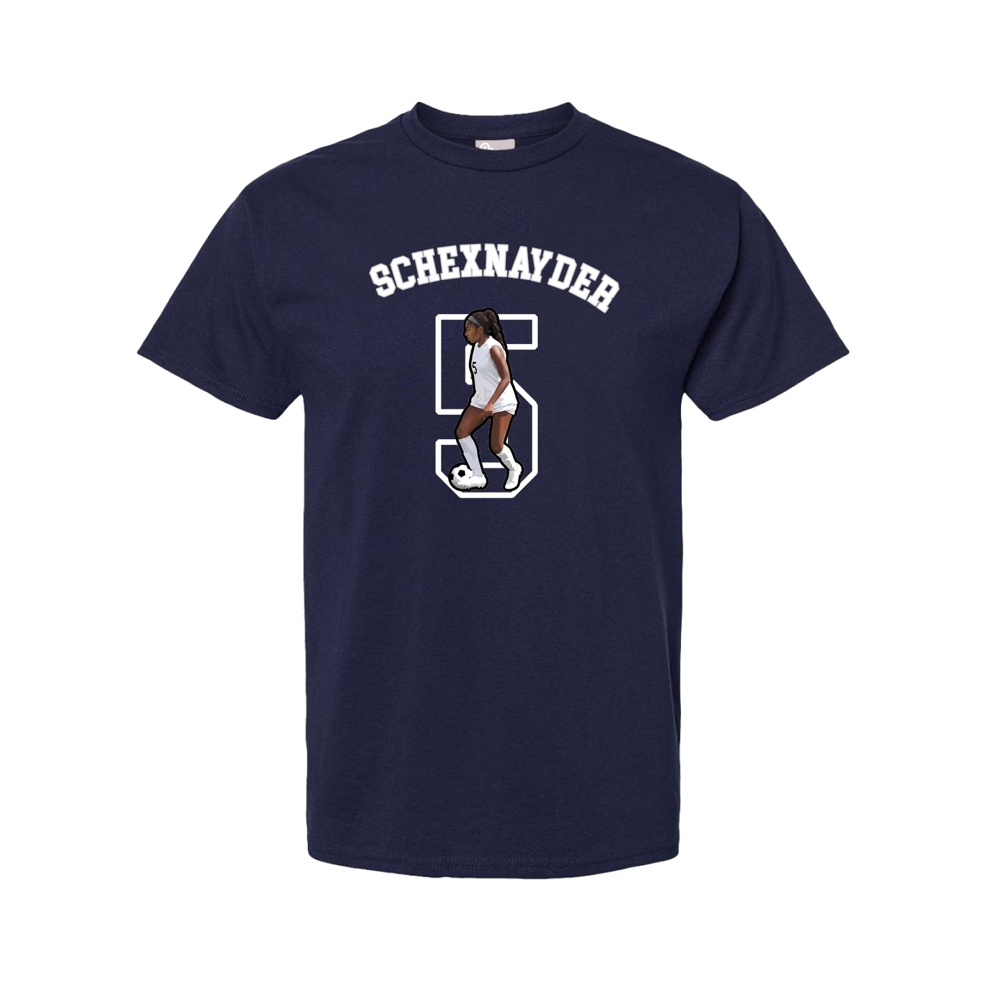 Youth Tee — Shirsey Arch in Navy