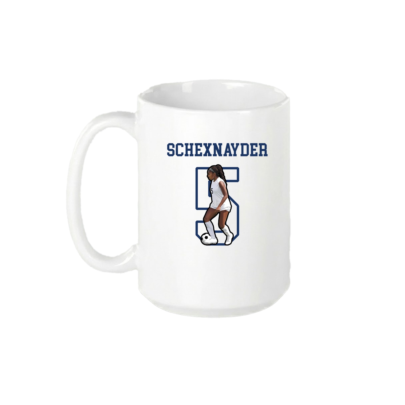 15oz Coffee Mug — Shirsey in White