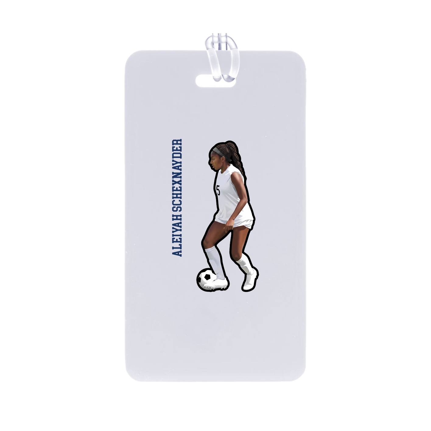 Bag Tag — Name Vertical in Classic