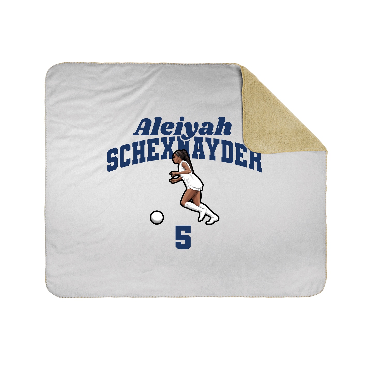 Throw Blanket — Signature Arch in White