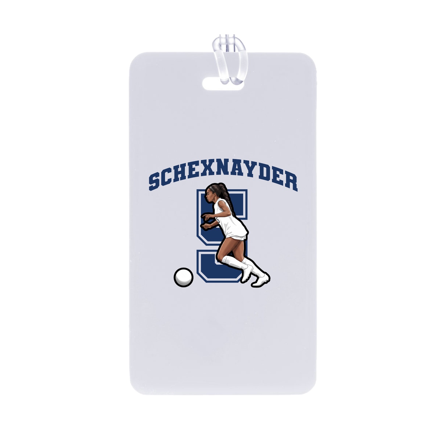 Bag Tag — Number in Classic