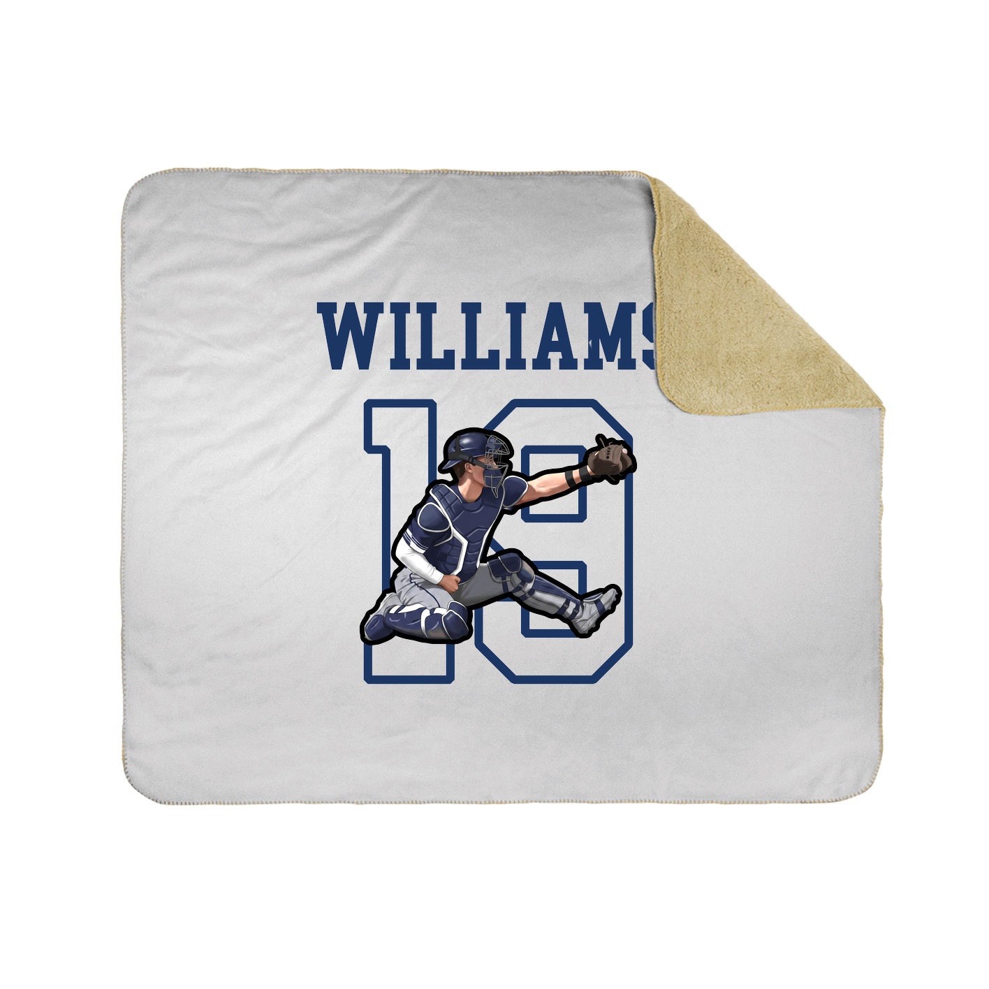 Throw Blanket — Shirsey in White