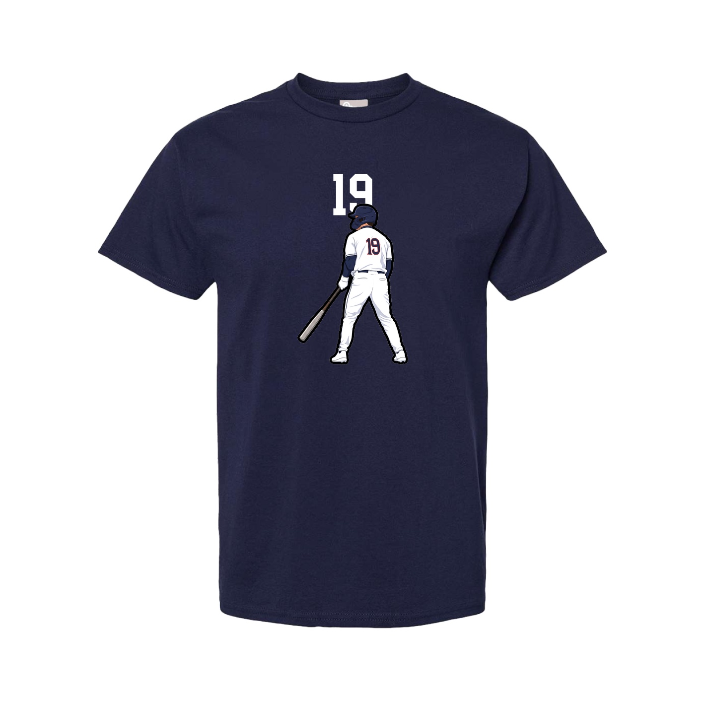Youth Tee — Number Top in Navy