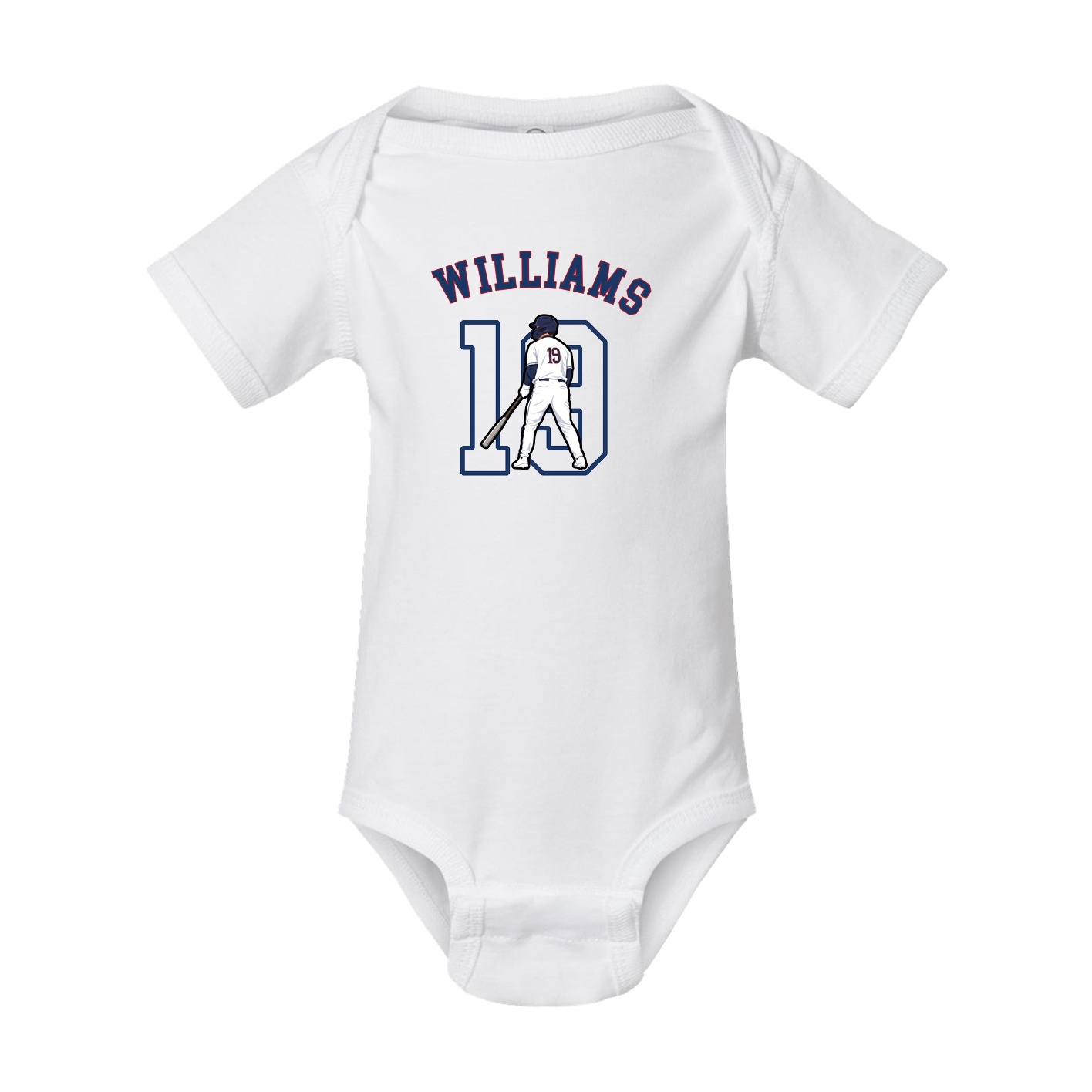Baby Onesie — Shirsey Arch in White