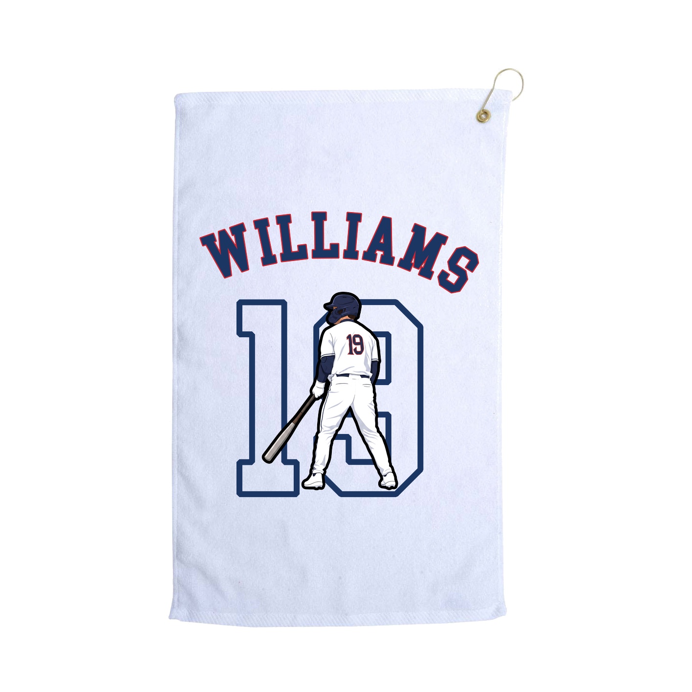 Golf Towel — Shirsey Arch in White