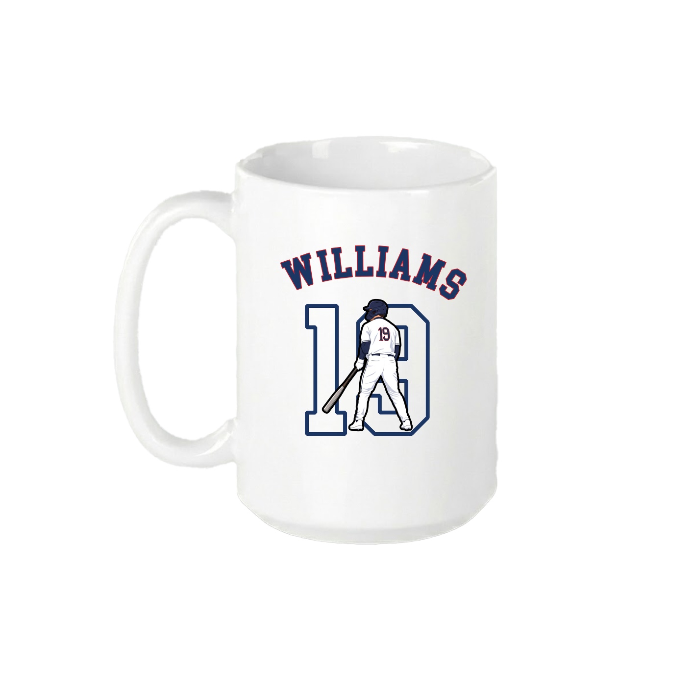 15oz Coffee Mug — Shirsey Arch in White