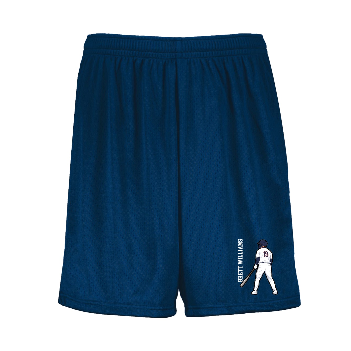 Shorts — Name Vertical in Navy