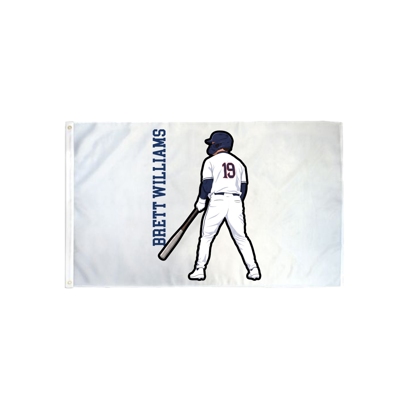 3x5 Flag — Name Vertical in Classic