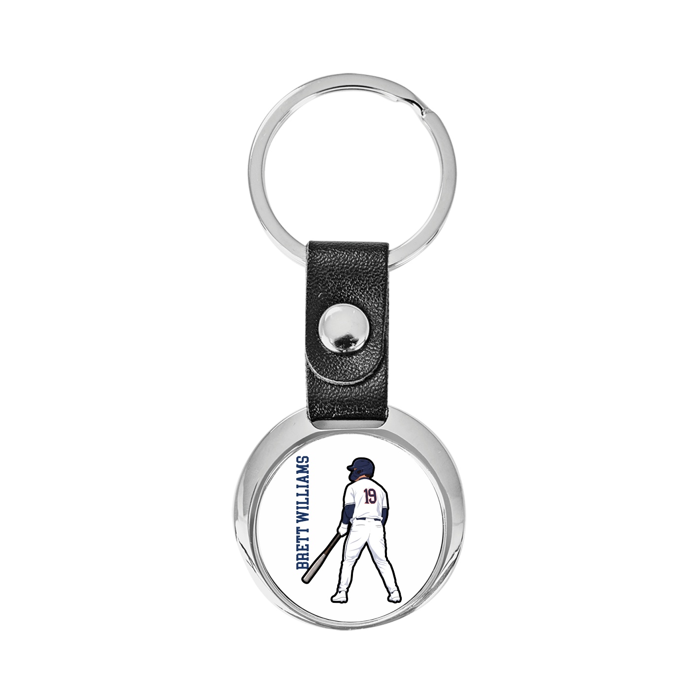 Key Chain — Name Vertical in Classic