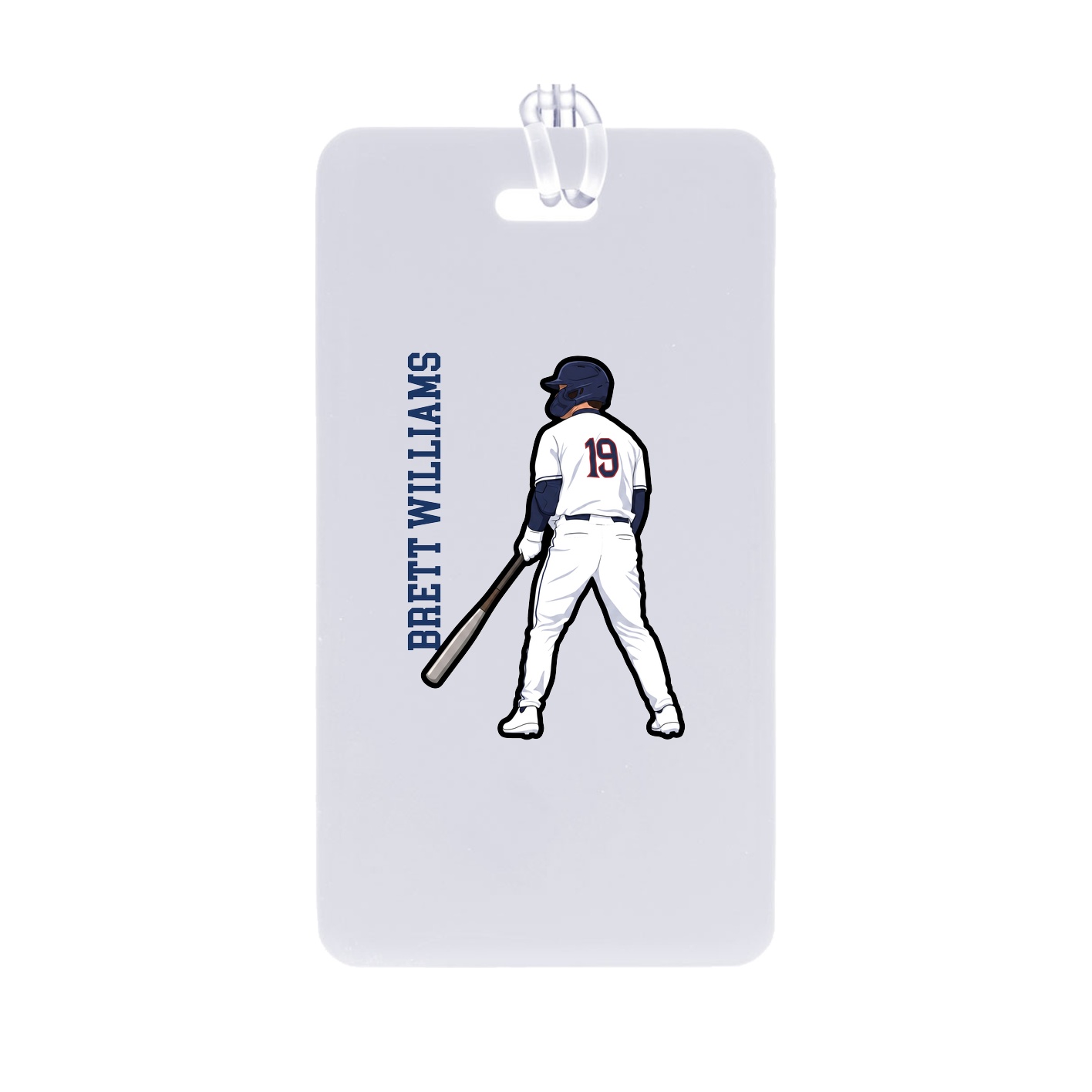 Bag Tag — Name Vertical in Classic