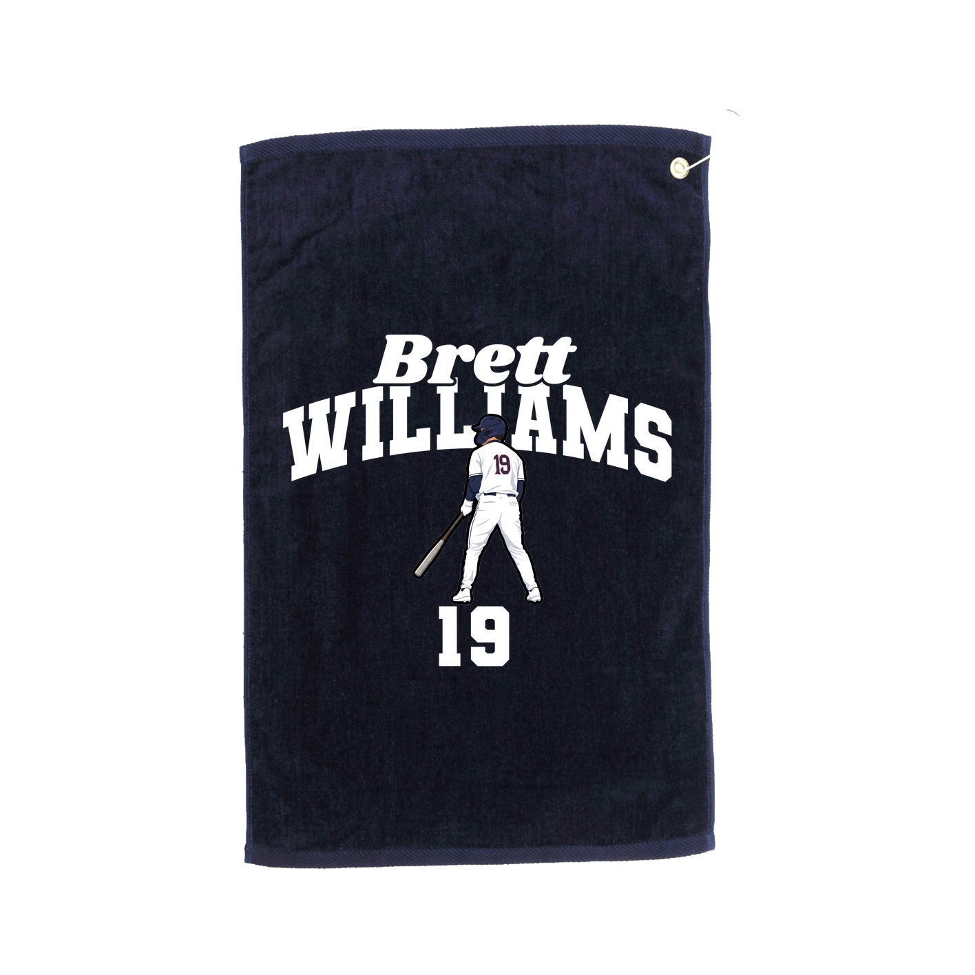Golf Towel — Signature Arch in Navy