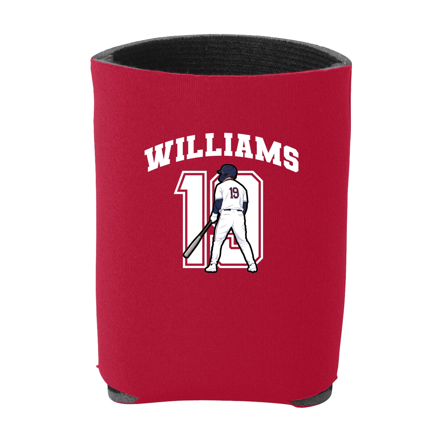 Can Holder — Number in Red