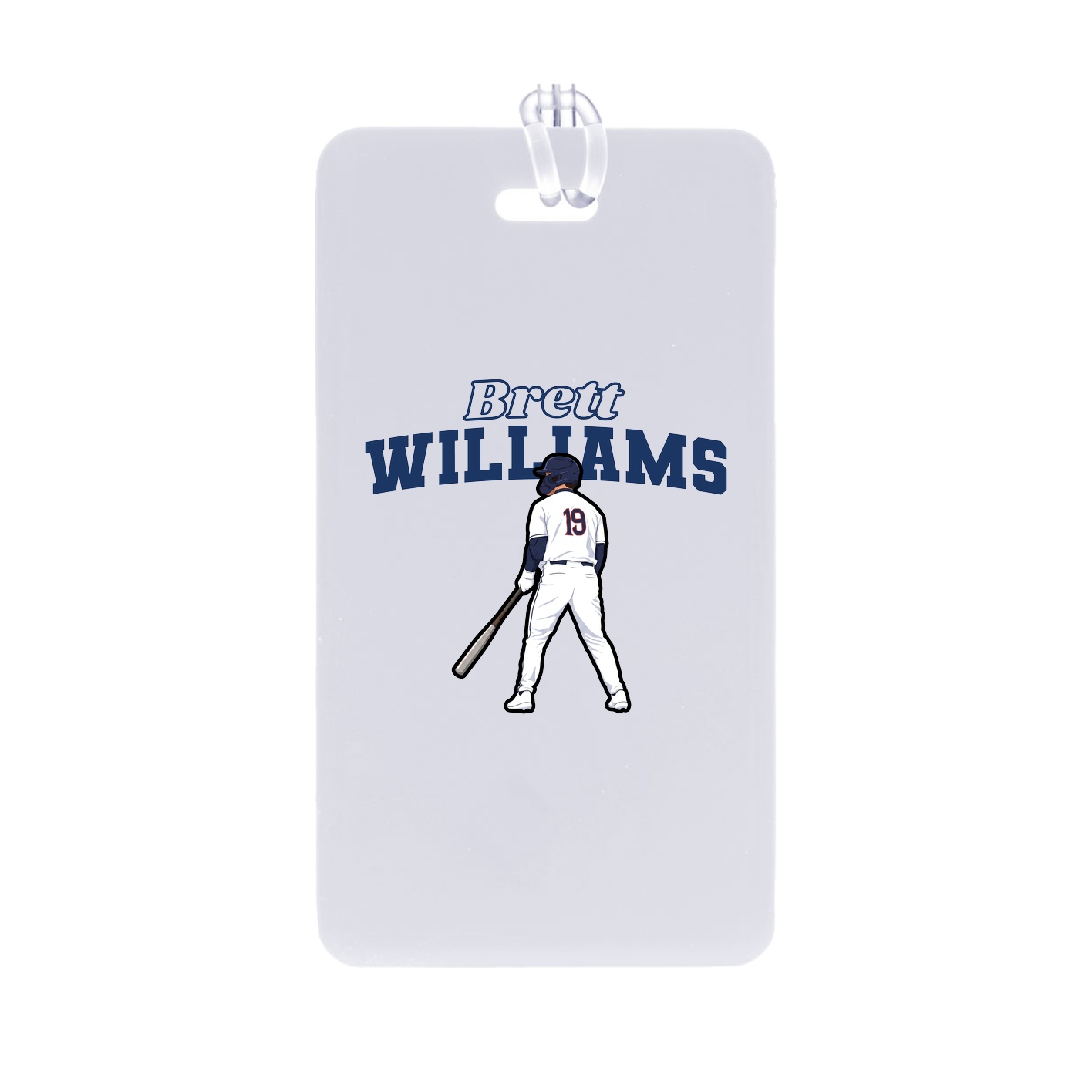 Bag Tag — Name Arch in Classic