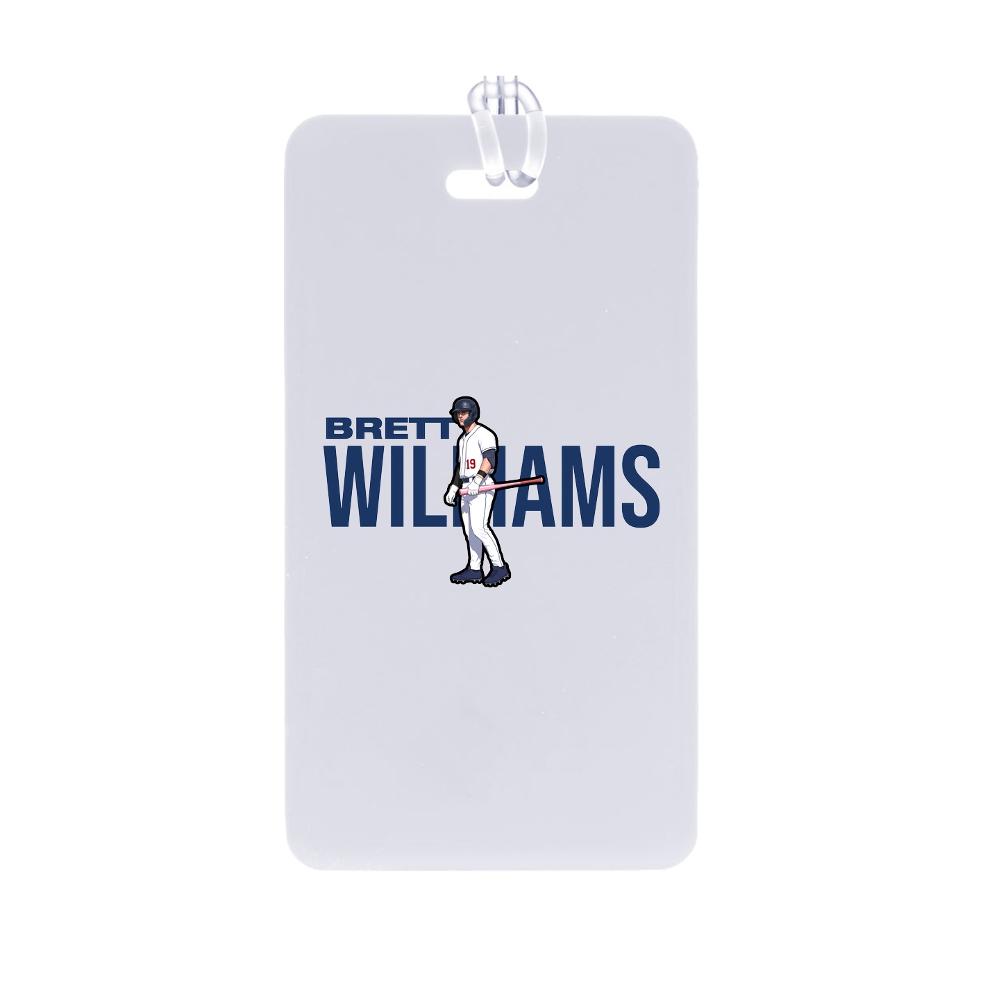 Bag Tag — Player Name in Classic