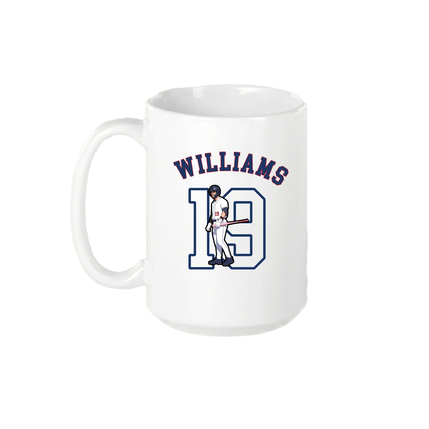 15oz Coffee Mug — Shirsey Arch in White