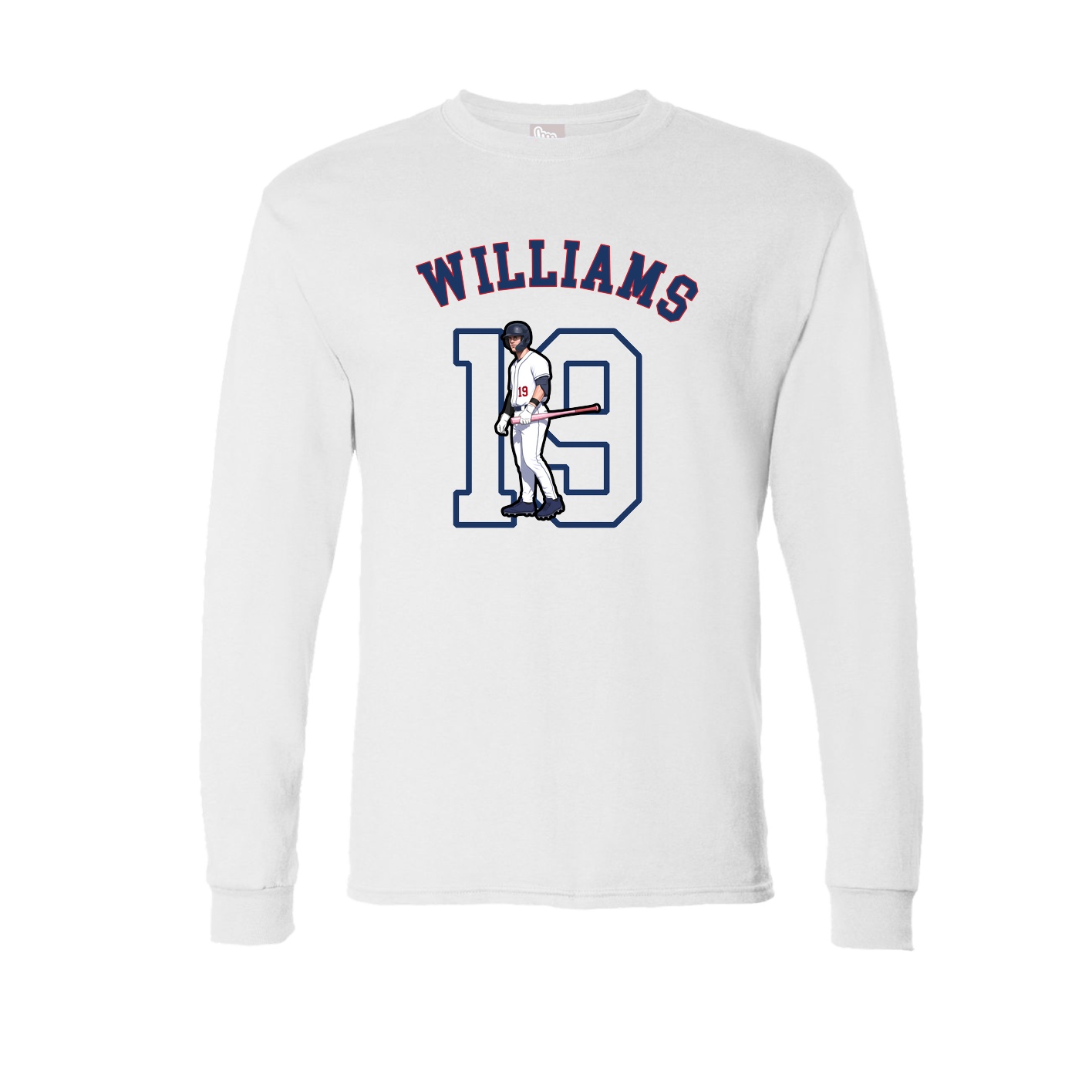 Long Sleeve Tee — Shirsey Arch in White