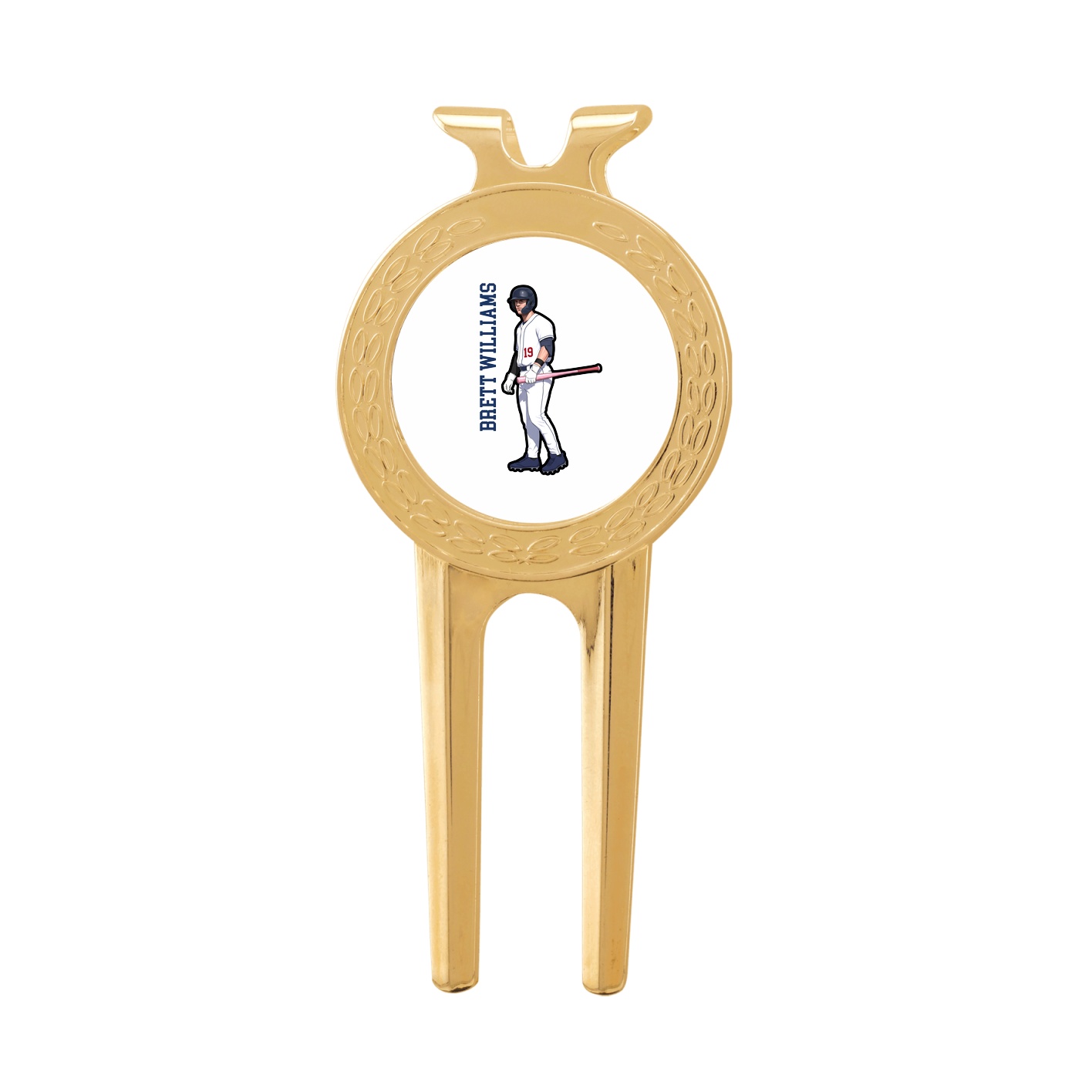 Divot Tool with Ball Marker — Name Vertical in Classic