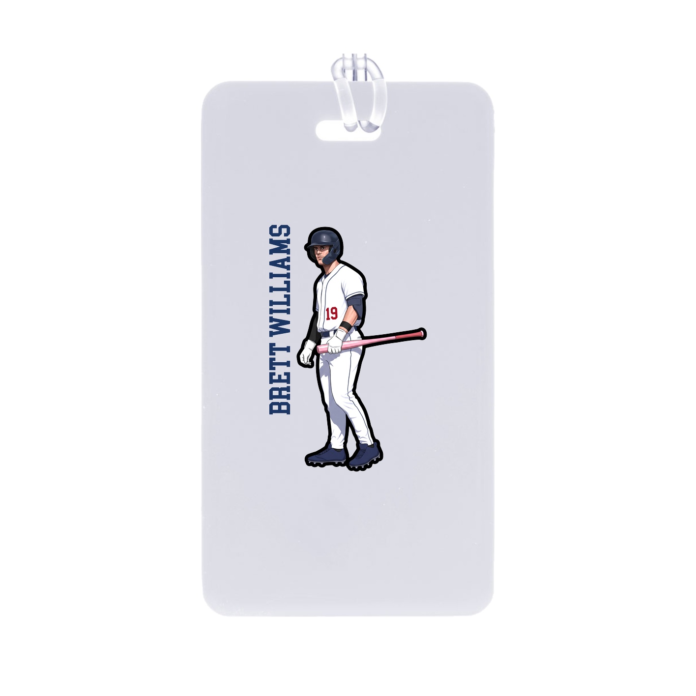 Bag Tag — Name Vertical in Classic
