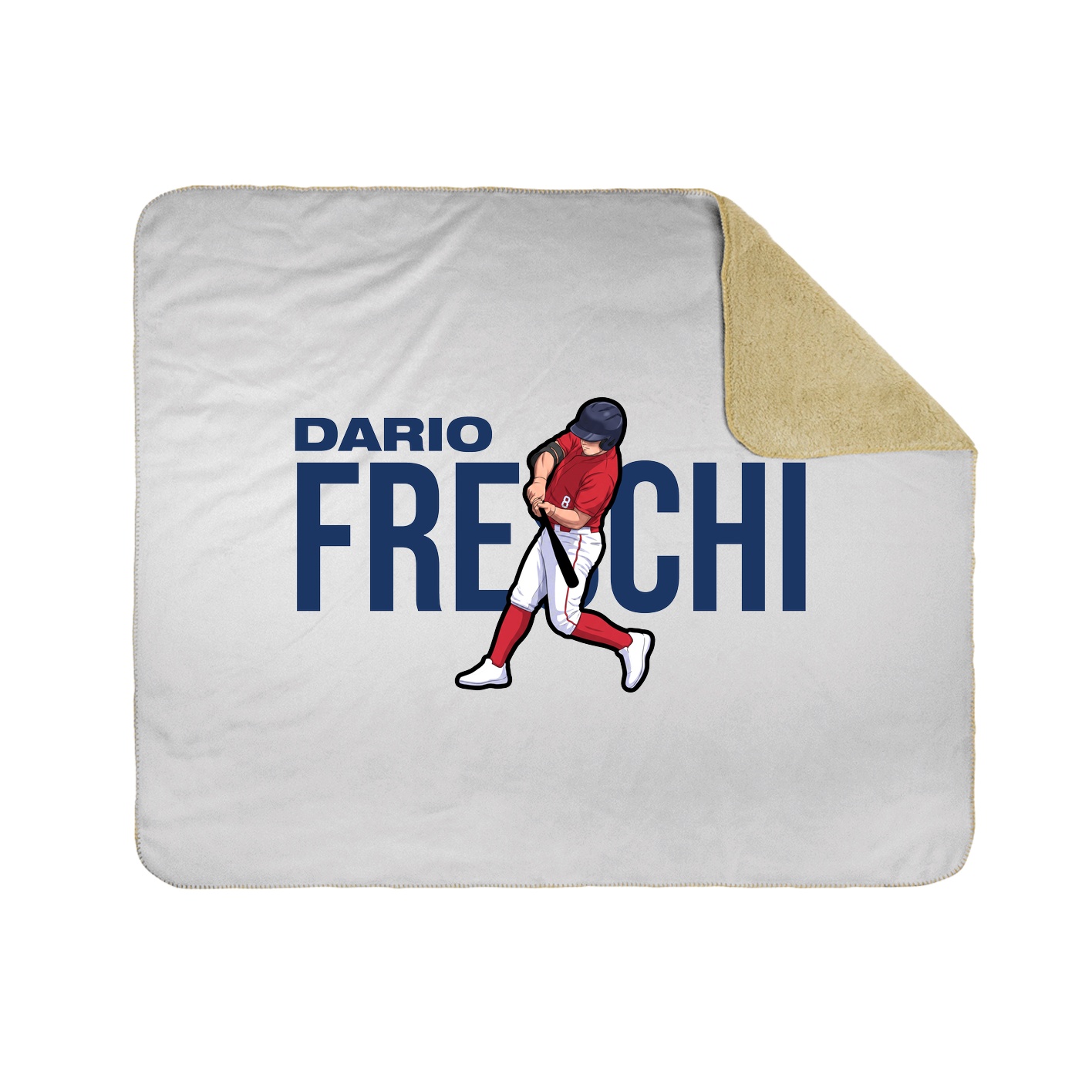 Throw Blanket — Player Name in White