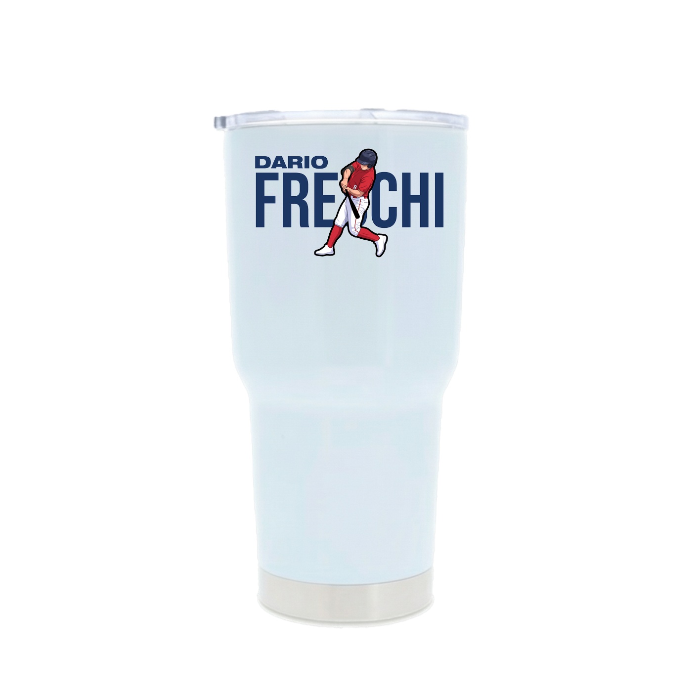 30oz Stainless Steel Tumbler — Player Name in White