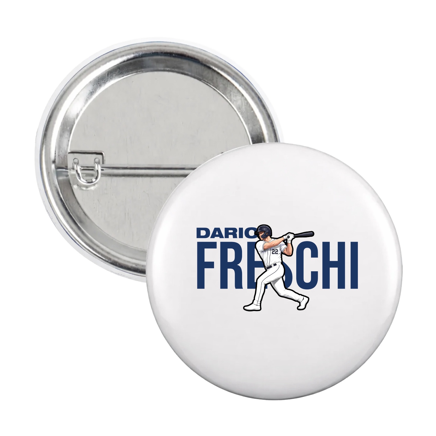 Game Day Button — Player Name in White
