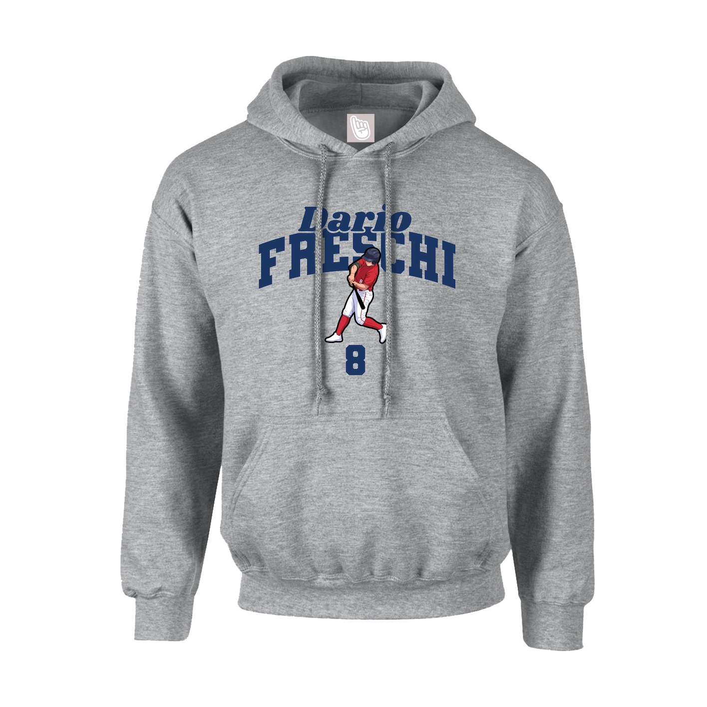 Hoodie — Signature Arch in Grey