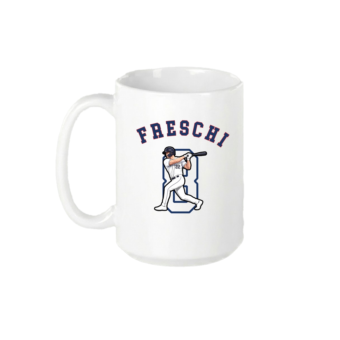 15oz Coffee Mug — Shirsey Arch in White