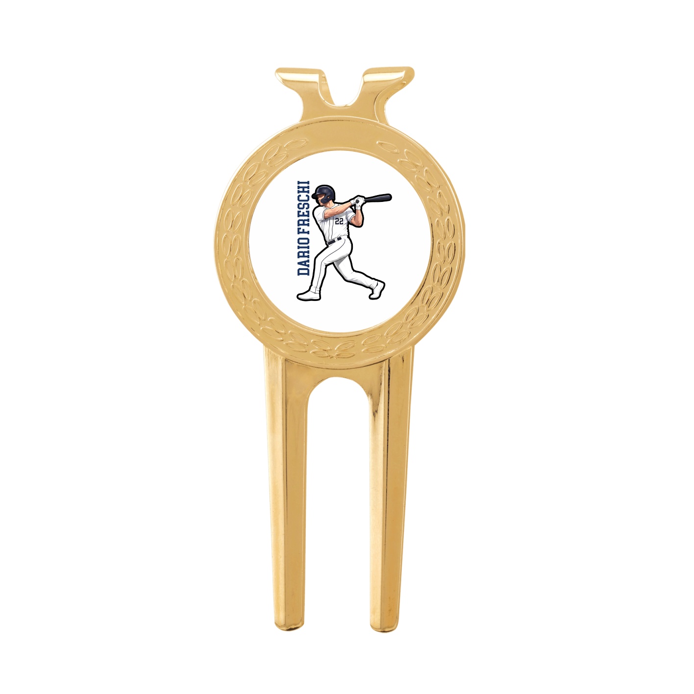 Divot Tool with Ball Marker — Name Vertical in Classic