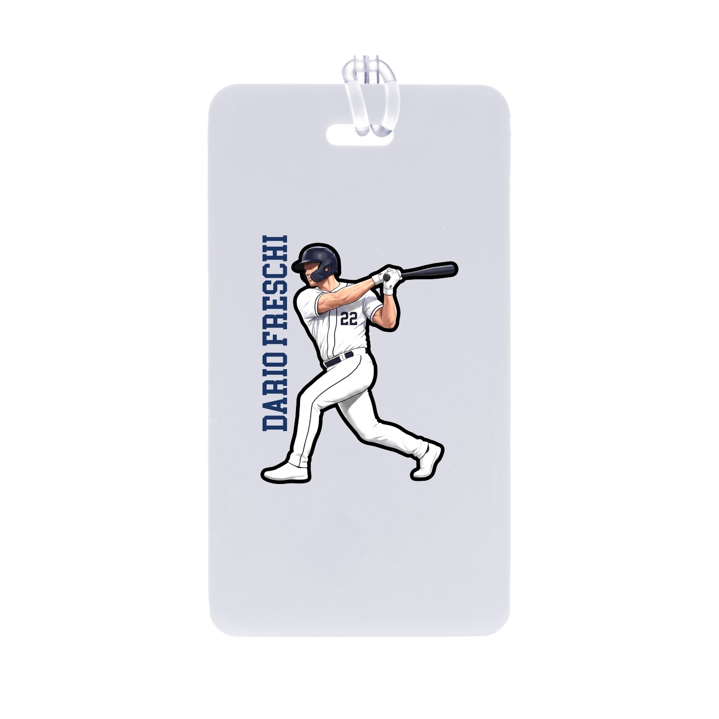 Bag Tag — Name Vertical in Classic
