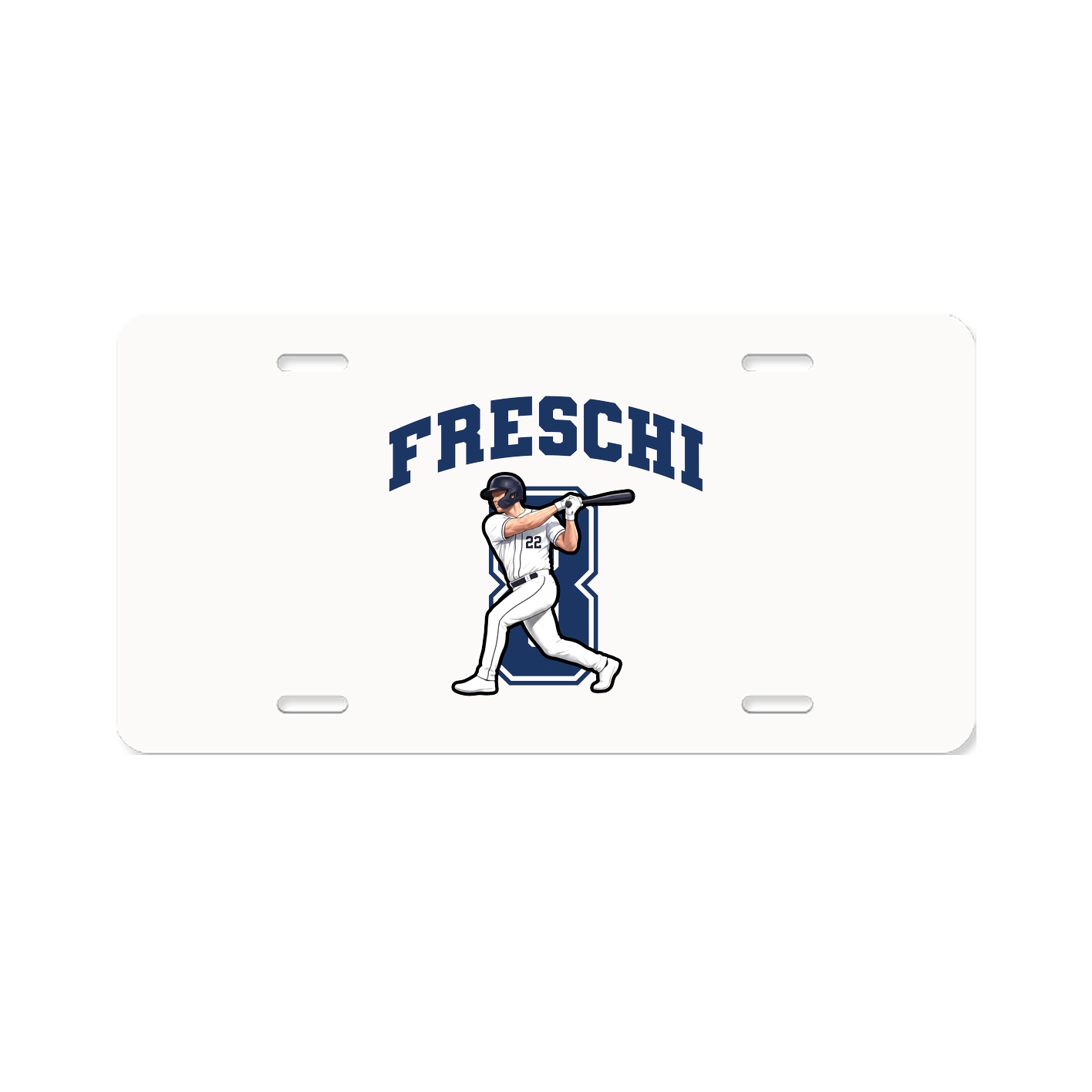 License Plate — Number in Classic