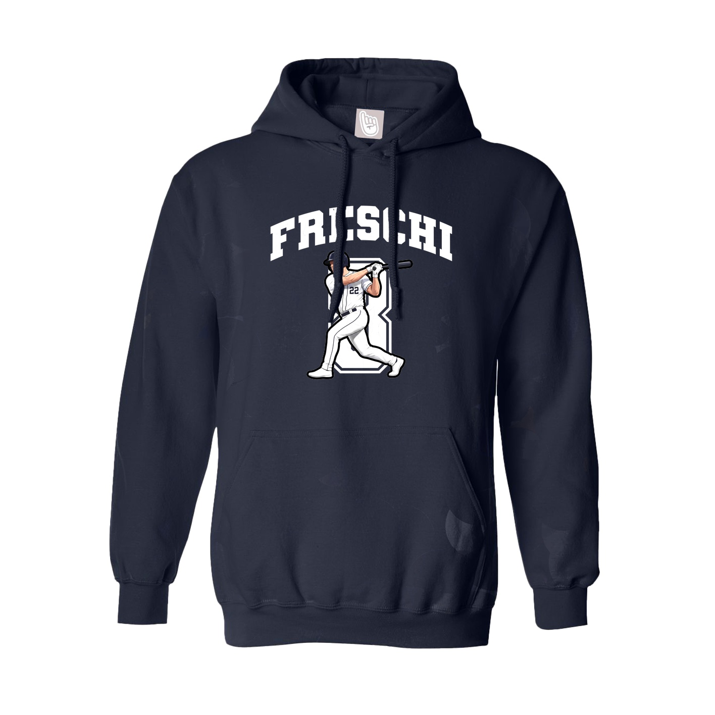 Hoodie — Number in Navy