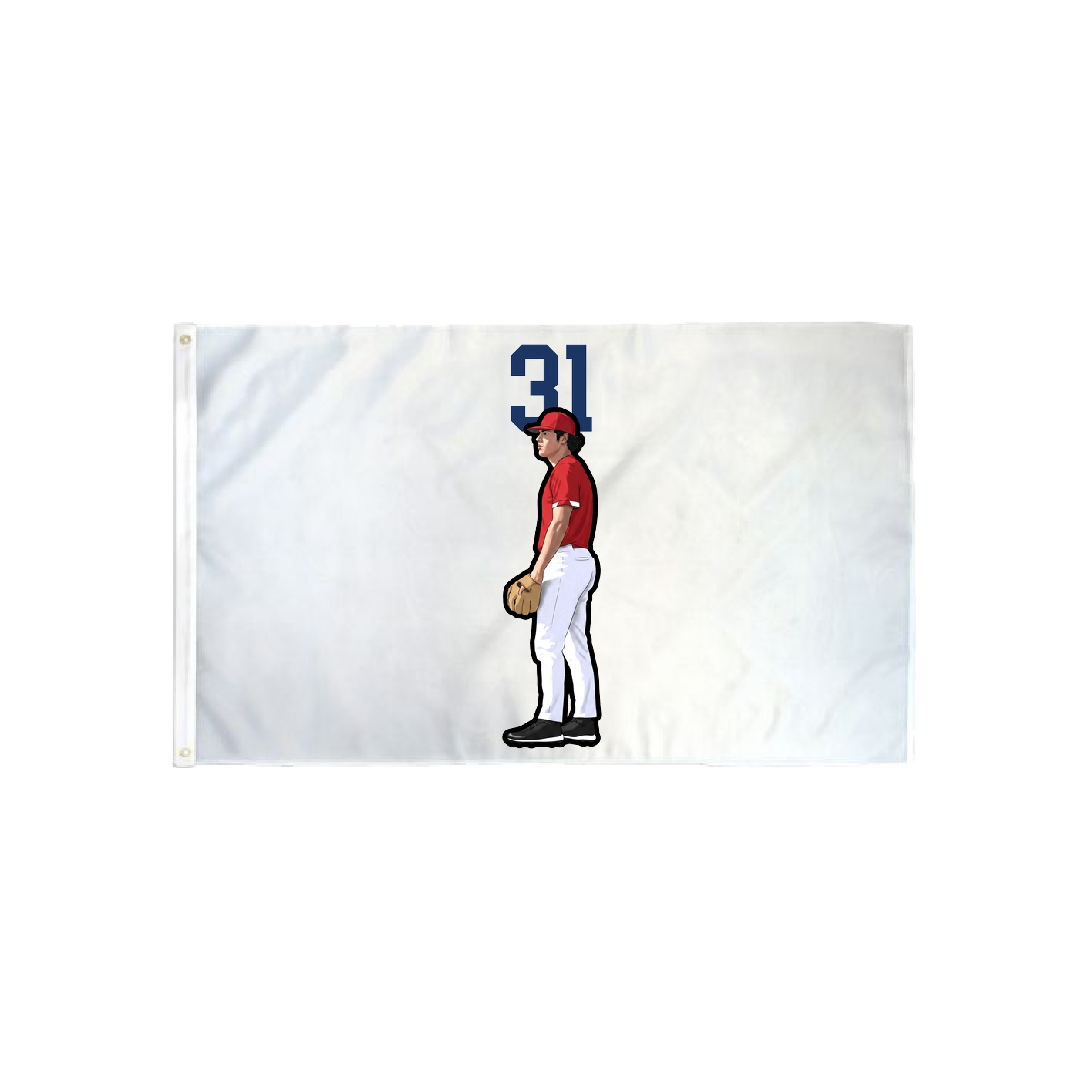 3x5 Flag — Number Top in Classic