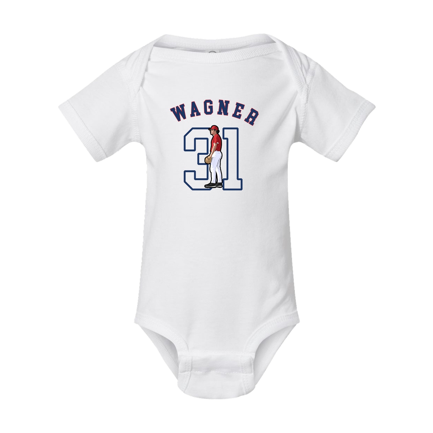 Baby Onesie — Shirsey Arch in White