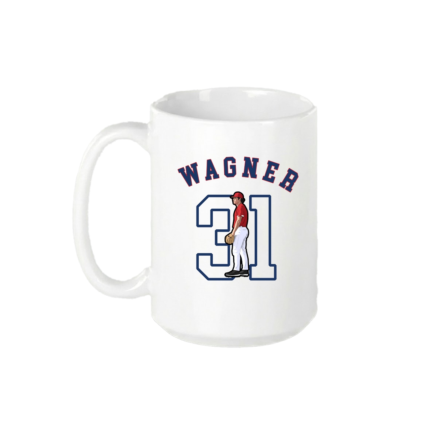 15oz Coffee Mug — Shirsey Arch in White